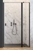 Radaway Nes Black Dwj II drzwi wnękowe 80cm prawe czarny mat/szkło przejrzyste 10036080-54-01R